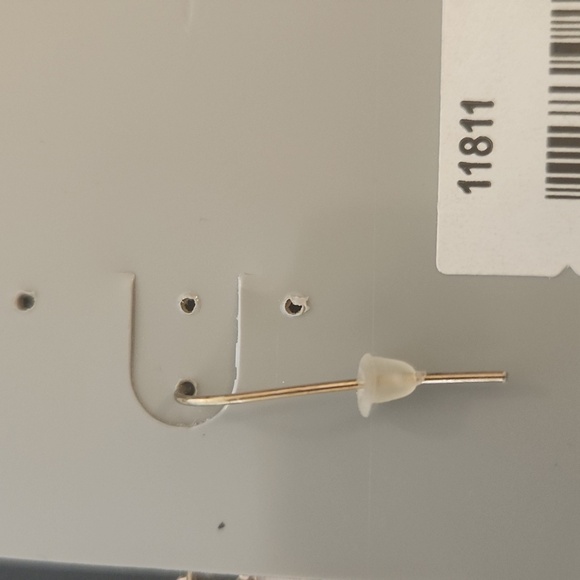 Cookie Lee Pink Crystals Goldtone Chandelier Drop Earrings - Picture 5 of 7